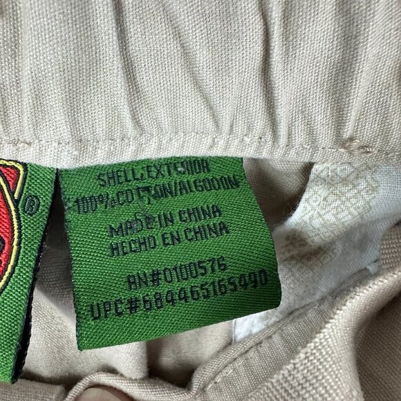 BOSTON TRADES SHORTS MEN'S ,EDIUM BEIGE KHAKI CARGO DRAWSTRING BEACH RELAXED - Picture 15 of 16